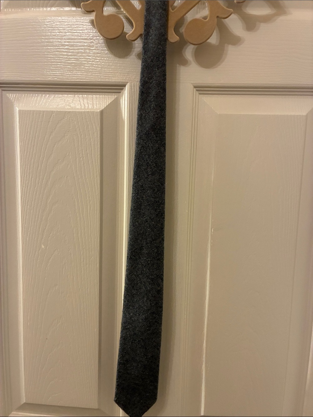 Wembley Heather‎ Gray Wool Tie